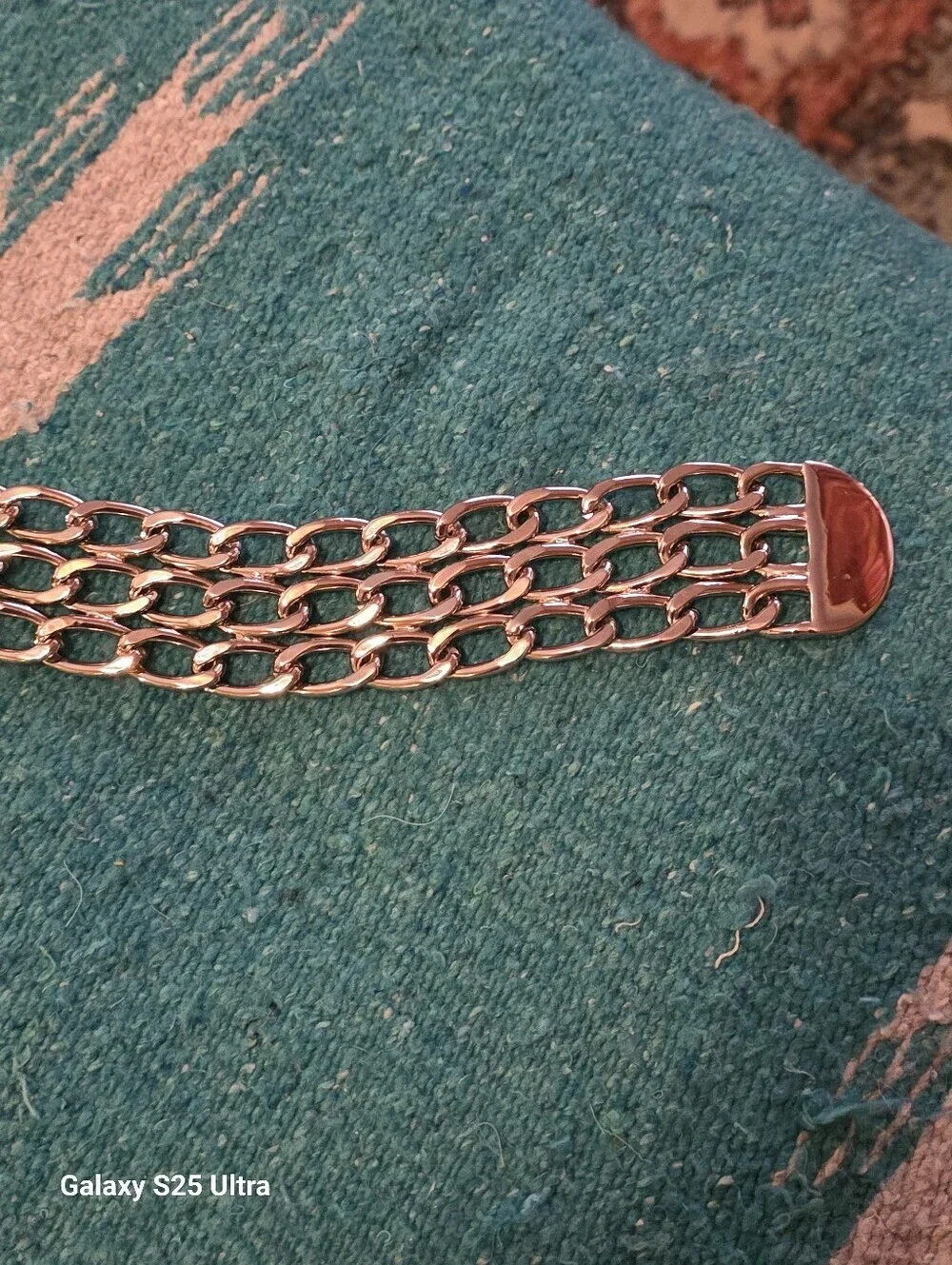 Vintage Y2K Silver Chain Belt Add a touch of 2000s Grunge Glam EUC